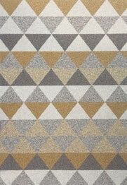 Dynamic Rugs SILVIA 9884-170 Ivory and Gold